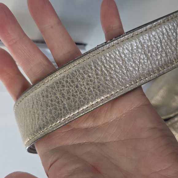 Coach Metallic Gold/silver Shoulder Bag - Picture 3 of 8